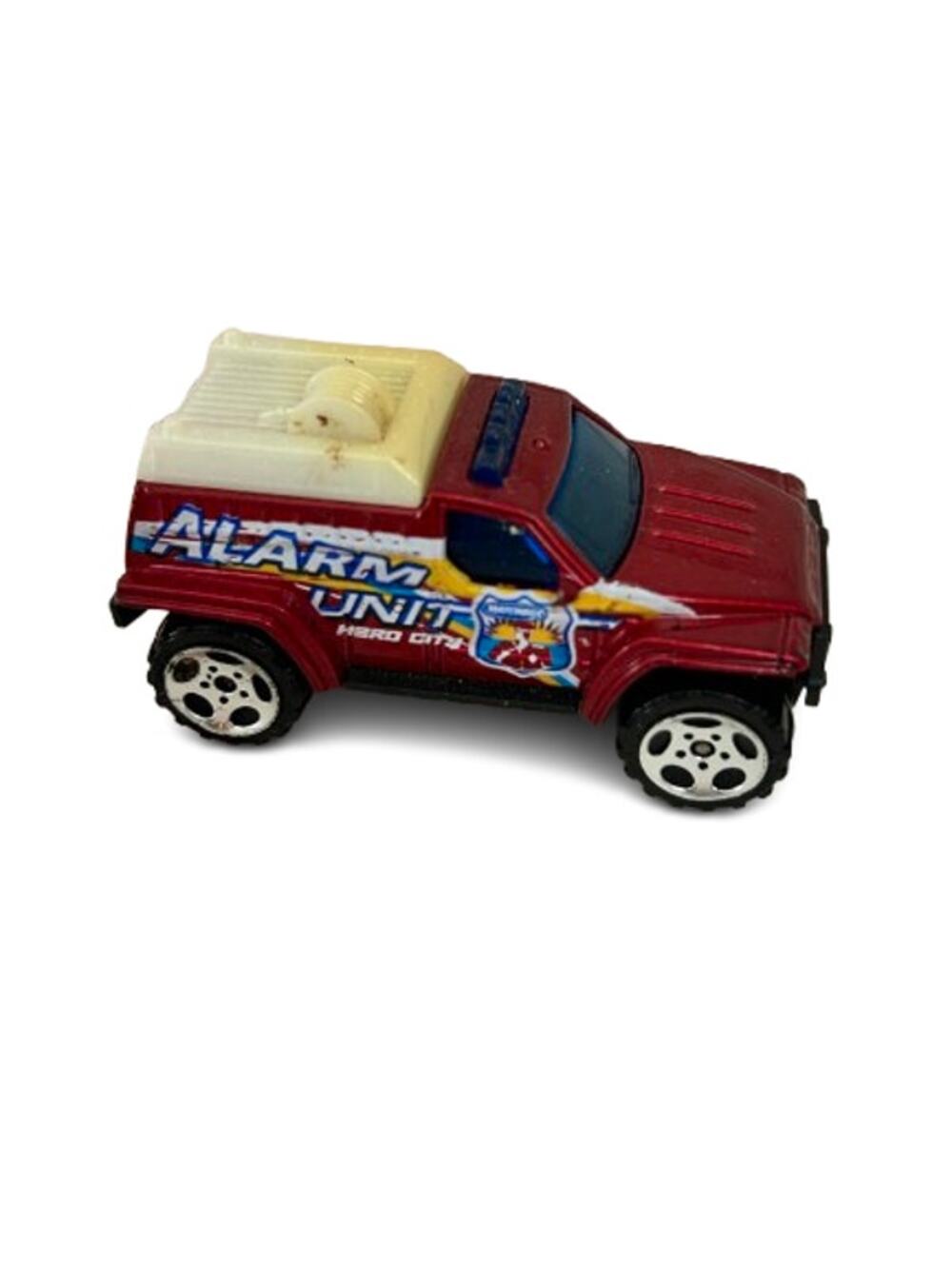 MATCHBOX Hero City Alarm Unit Red Fire Rescue SUV Toy Out-of-Box